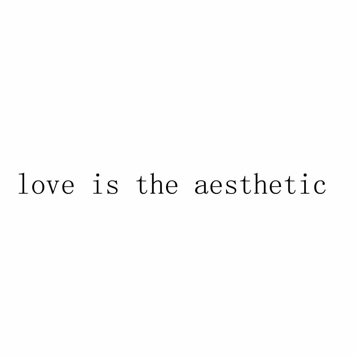 love is the aesthetic商标转让